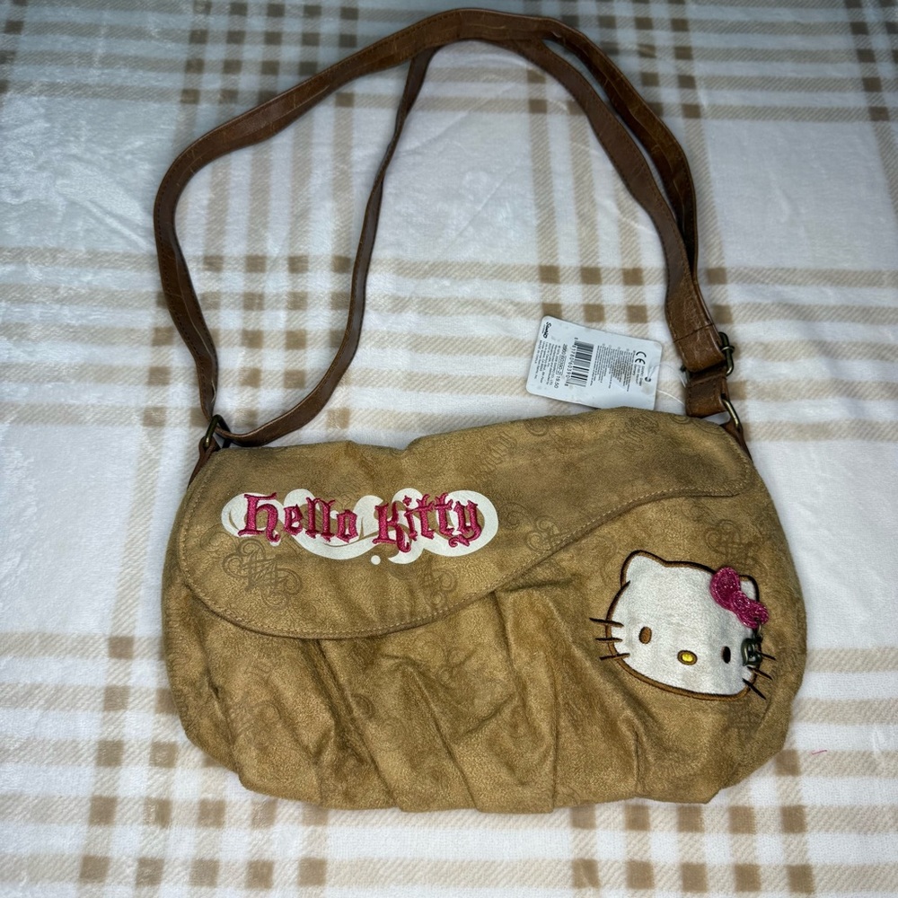 Brown Hello Kitty Purse Y2K